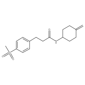 N-(4-methylenecyclohexyl)-3-(4-methylsulfonylphenyl)propanamide Structure
