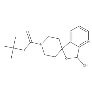 Tert-butyl 7-hydroxy-7H-spiro[furo[3,4-B]pyridine-5,4'-piperidine]-1'-carboxylate Structure