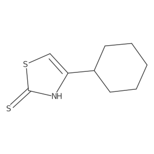 4-Cyclohexyl-1,3-thiazole-2-thiol结构式