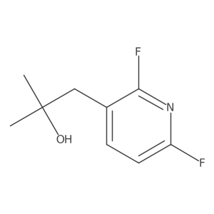 1-(2,6-Difluoropyridin-3-yl)-2-methylpropan-2-ol Structure
