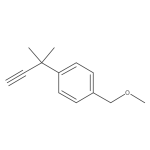 1-(Methoxymethyl)-4-(2-methylbut-3-yn-2-yl)benzene结构式