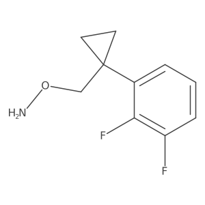 O-{[1-(2,3-difluorophenyl)cyclopropyl]methyl}hydroxylamine结构式