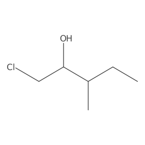 1-Chloro-3-methylpentan-2-ol Structure