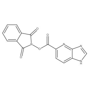 1,3-dioxo-2,3-dihydro-1H-isoindol-2-yl 3H-imidazo[4,5-b]pyridine-5-carboxylate Structure