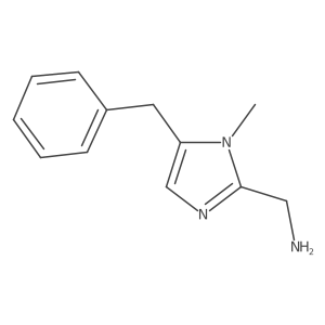 (5-Benzyl-1-methylimidazol-2-yl)methanamine Structure