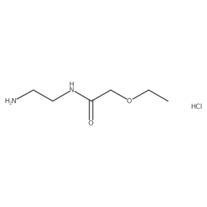 N-(2-Aminoethyl)-2-ethoxyacetamide;hydrochloride结构式