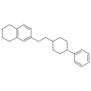 3-((1-(Pyrazin-2-yl)piperidin-4-yl)methoxy)-5,6,7,8-tetrahydrocinnoline Structure