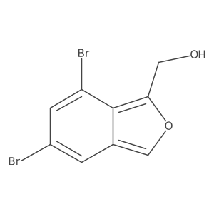 5,7-Dibromo-2-benzofuranmethanol结构式