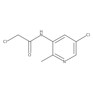 2-chloro-N-(5-chloro-2-methyl-3-pyridinyl)Acetamide Structure