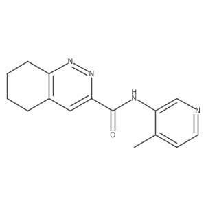 N-(4-Methylpyridin-3-yl)-5,6,7,8-tetrahydrocinnoline-3-carboxamide结构式