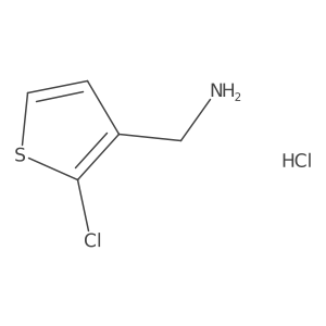 (2-chloro-3-thienyl)methanamine;hydrochloride结构式