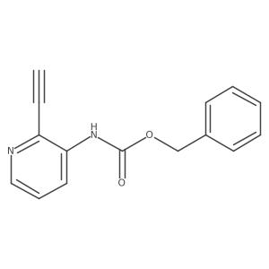 benzyl N-(2-ethynylpyridin-3-yl)carbamate结构式