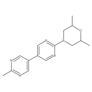 2-(2,6-Dimethylmorpholin-4-yl)-2'-methyl-5,5'-bipyrimidine结构式