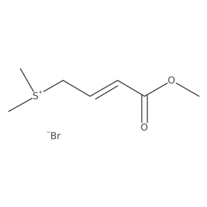 (E)-(4-Methoxy-4-oxobut-2-en-1-yl)dimethylsulfonium bromide结构式