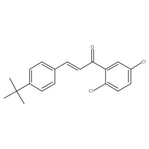 (2E)-3-(4-tert-Butylphenyl)-1-(2,5-dichlorophenyl)prop-2-en-1-one结构式