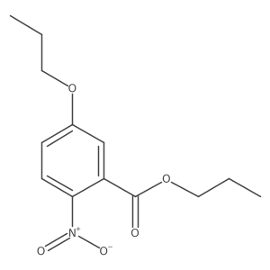 Propyl 2-nitro-5-propoxybenzoate Structure