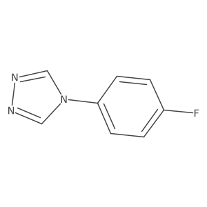4-(4-Fluorophenyl)-4H-1,2,4-triazole结构式