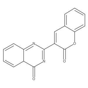 2-(2-oxo-2H-chromen-3-yl)-3,4-dihydroquinazolin-4-one Structure
