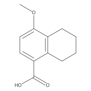 4-Methoxy-5,6,7,8-tetrahydronaphthalene-1-carboxylic acid结构式