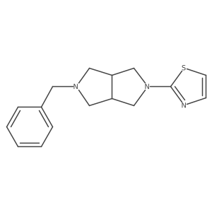 2-(5-benzylhexahydropyrrolo[3,4-c]pyrrol-2(1H)-yl)thiazole Structure