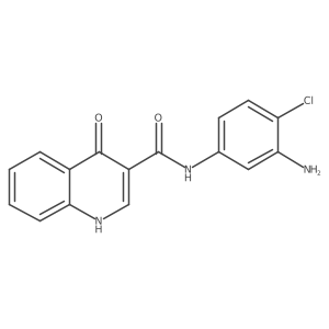 n-(3-Amino-4-chloro-phenyl)-4-oxo-1h-quinoline-3-carboxamide Structure