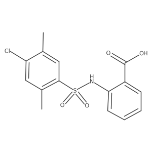 2-{[(4-Chloro-2,5-dimethylphenyl)sulfonyl]amino}benzoic acid结构式