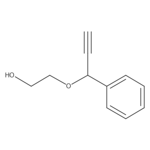 2-[(1-Phenyl-2-propyn-1-yl)oxy]ethanol Structure
