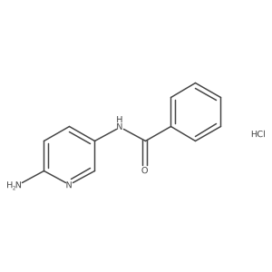N-(6-Aminopyridin-3-yl)benzamide Hydrochloride结构式
