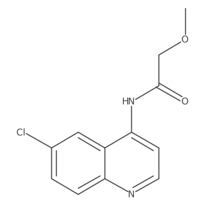N-(6-Chloro-4-quinolinyl)-2-methoxyacetamide Structure