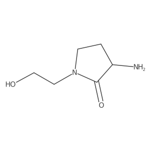 (S)-3-Amino-1-(2-hydroxy-ethyl)-pyrrolidin-2-one Structure