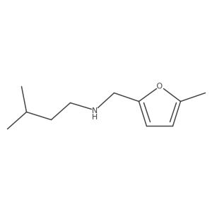 (3-Methylbutyl)[(5-methylfuran-2-YL)methyl]amine结构式