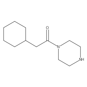 2-Cyclohexyl-1-(piperazin-1-yl)ethanone结构式