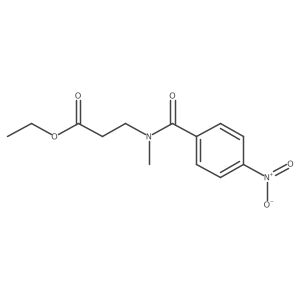 Ethyl 3-[methyl(4-nitrobenzoyl)amino]propanoate Structure