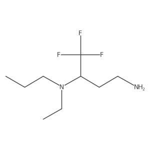 n3-Ethyl-4,4,4-trifluoro-n3-propylbutane-1,3-diamine Structure