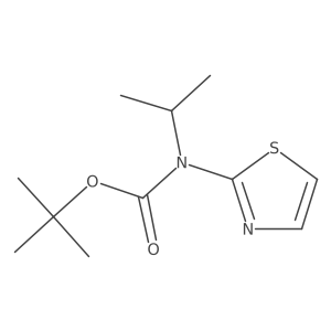 Tert-butyl isopropyl(thiazol-2-yl)carbamate结构式