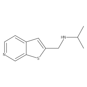 (Propan-2-yl)({thieno[2,3-c]pyridin-2-yl}methyl)amine结构式