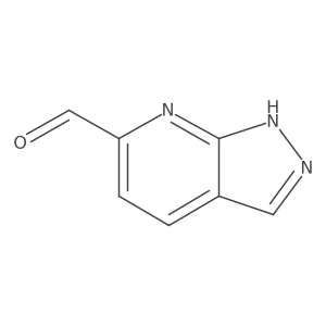 1H-Pyrazolo[3,4-b]pyridine-6-carbaldehyde结构式