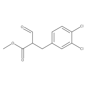 Methyl 2-(3,4-dichlorobenzyl)-3-oxopropanoate Structure