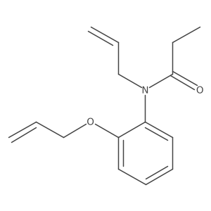 N-Allyl-N-[2-(allyloxy)phenyl]propanamide Structure