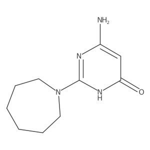 6-Amino-2-(azepan-1-yl)pyrimidin-4(3H)-one结构式