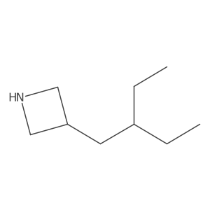 3-(2-Ethylbutyl)azetidine结构式