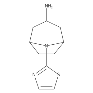 8-(Thiazol-2-yl)-8-azabicyclo[3.2.1]octan-3-amine Structure
