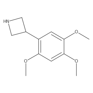 3-(2,4,5-Trimethoxyphenyl)azetidine Structure