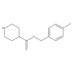 4-Fluorobenzyl piperidine-4-carboxylate Structure