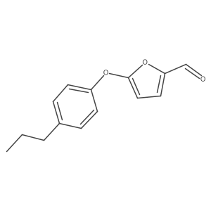 5-(4-Propylphenoxy)furan-2-carbaldehyde Structure