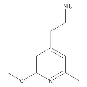 4-Pyridineethanamine, 2-methoxy-6-methyl- Structure