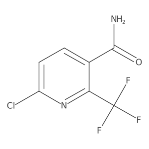 6-Chloro-2-(trifluoromethyl)nicotinamide Structure