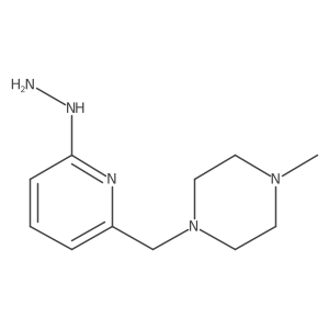 [6-[(4-Methylpiperazin-1-yl)methyl]pyridin-2-yl]hydrazine结构式