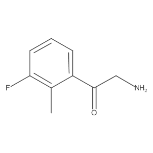 2-Amino-1-(3-fluoro-2-methylphenyl)ethan-1-one结构式