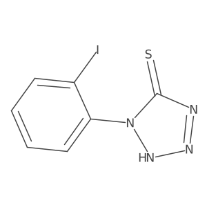 1-(2-Iodophenyl)-1H-tetrazole-5-thiol Structure